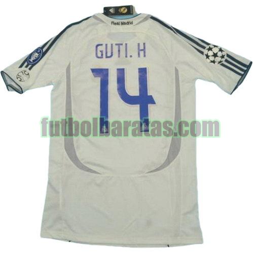 tailandia camiseta guti.h 14 real madrid 2006-2007 primera equipacion