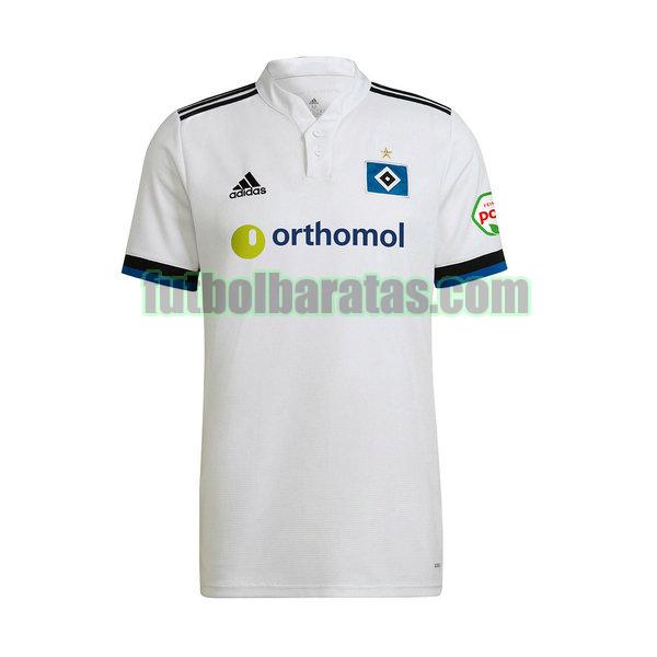 tailandia camiseta hamburgo 2021 2022 blanco primera