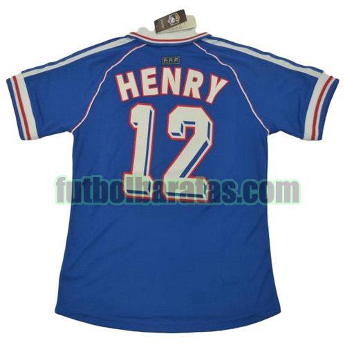 tailandia camiseta henry 12 francia copa mundial 1998 primera equipacion