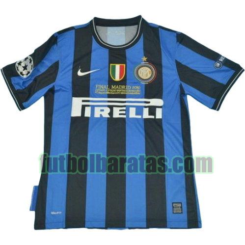 tailandia camiseta inter milan ucl 2010-2011 primera equipacion