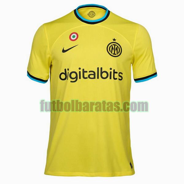 tailandia camiseta inter milán 2022 2023 amarillo tercera