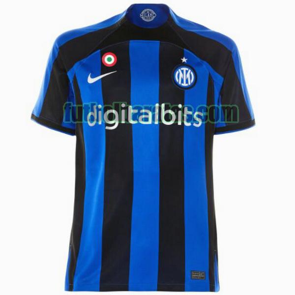 tailandia camiseta inter milán 2022 2023 azul negro primera