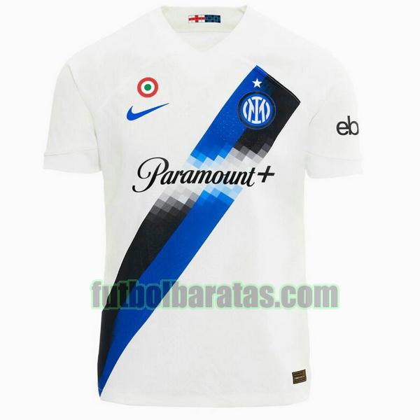 tailandia camiseta inter milán 2023 2024 blanco segunda