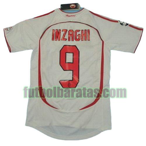 tailandia camiseta inzaghi 9 ac milan 2006-2007 segunda equipacion