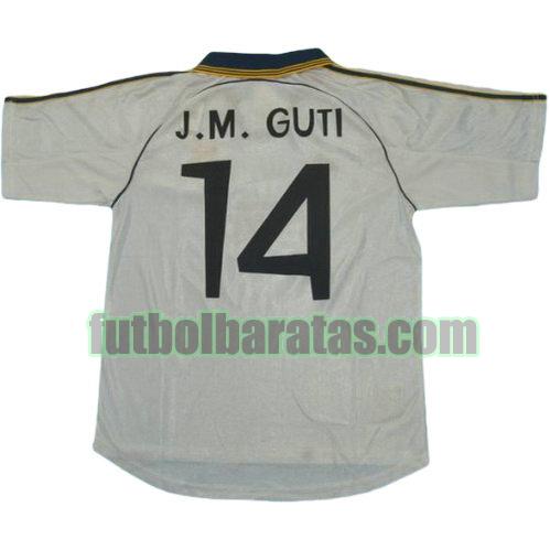 tailandia camiseta j.m. guti 14 real madrid 1999-2000 primera equipacion