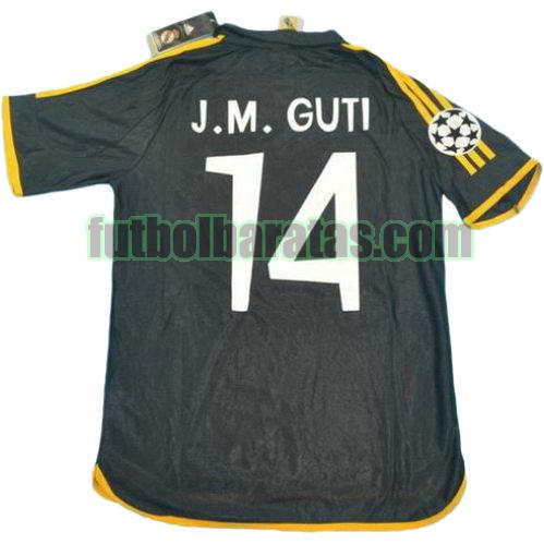 tailandia camiseta j.m. guti 14 real madrid 1999-2000 segunda equipacion