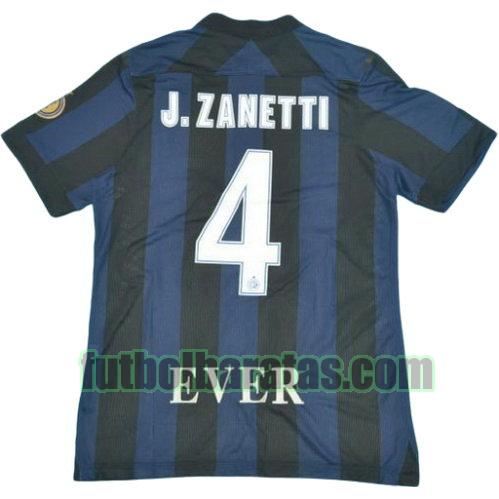 tailandia camiseta j.zanetti 4 inter milan 2013-2014 primera equipacion