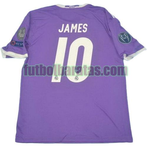 tailandia camiseta james 10 real madrid ucl 2016-2017 segunda equipacion