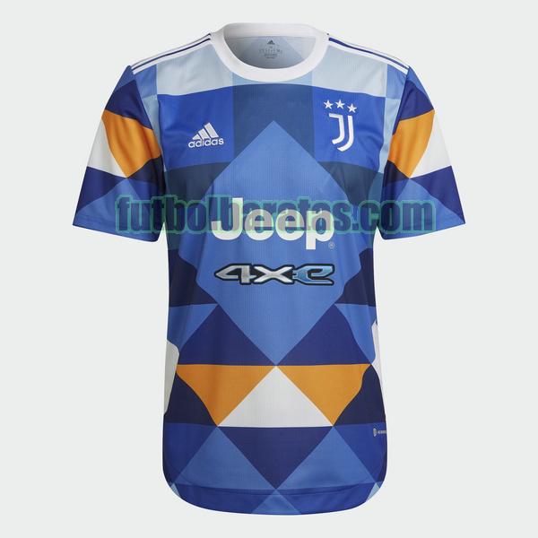 tailandia camiseta juventus 2021 2022 azul fourth