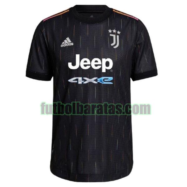 tailandia camiseta juventus 2021 2022 negro segunda