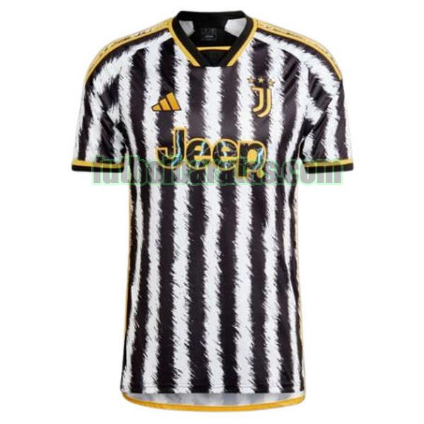 tailandia camiseta juventus 2023 2024 negro blanco primera