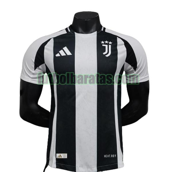 tailandia camiseta juventus 2024 2025 negro blanco primera player
