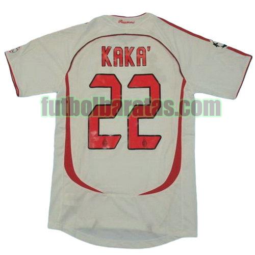 tailandia camiseta kaka 22 ac milan 2006-2007 segunda equipacion