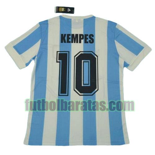 tailandia camiseta kempes 10 argentina copa mundial 1978 primera equipacion