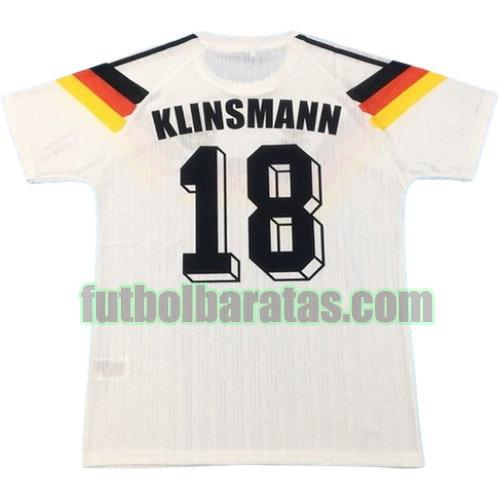 tailandia camiseta klinsmann 18 alemania 1990 primera equipacion