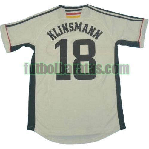 tailandia camiseta klinsmann 18 alemania copa mundial 1998 primera equipacion