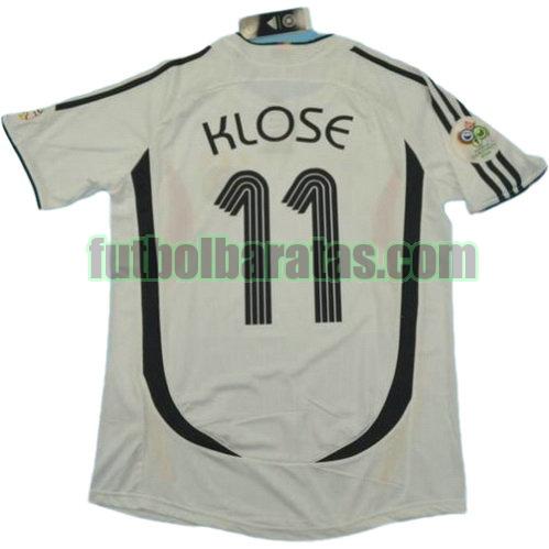 tailandia camiseta klose 11 alemania copa mundial 2006 primera equipacion