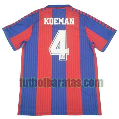 tailandia camiseta koeman 4 barcelona 1991-1992 primera equipacion