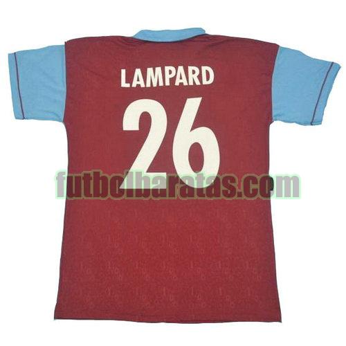 tailandia camiseta lampard 26 west ham united 1995 100th primera equipacion