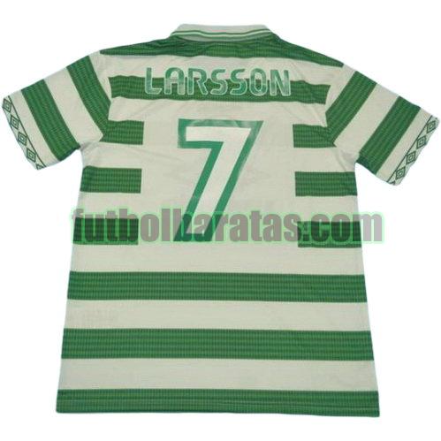 tailandia camiseta larsson 7 celtic 1997-1998 primera equipacion