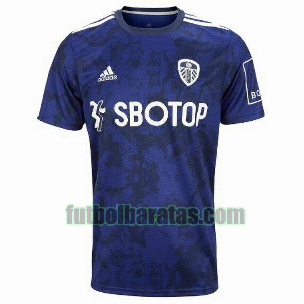 tailandia camiseta leeds united 2021 2022 azul segunda