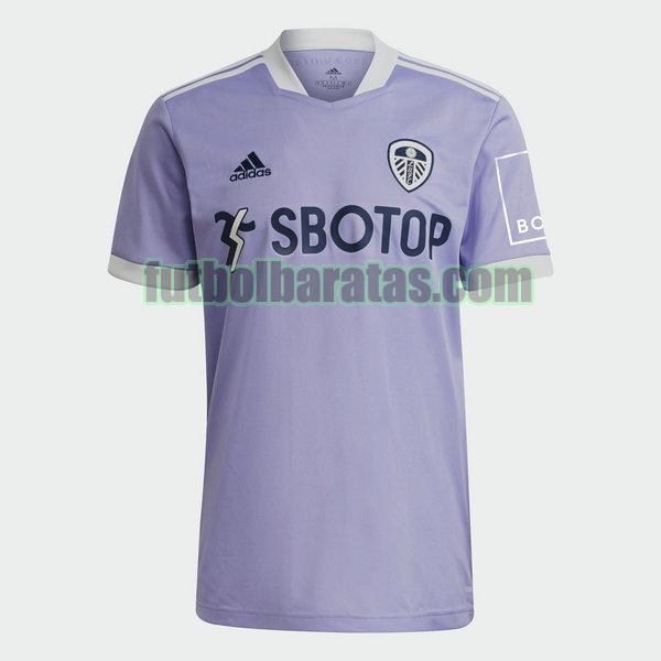 tailandia camiseta leeds united 2021 2022 púrpura tercera