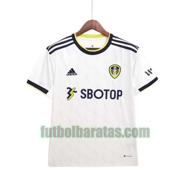 tailandia camiseta leeds united 2022 2023 blanco primera