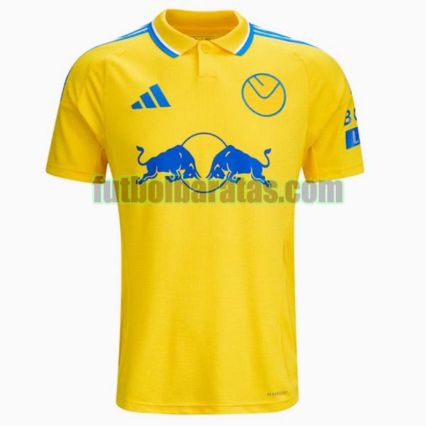 tailandia camiseta leeds united 2024 2025 amarillo segunda