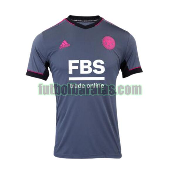 tailandia camiseta leicester city 2021 2022 gris tercera