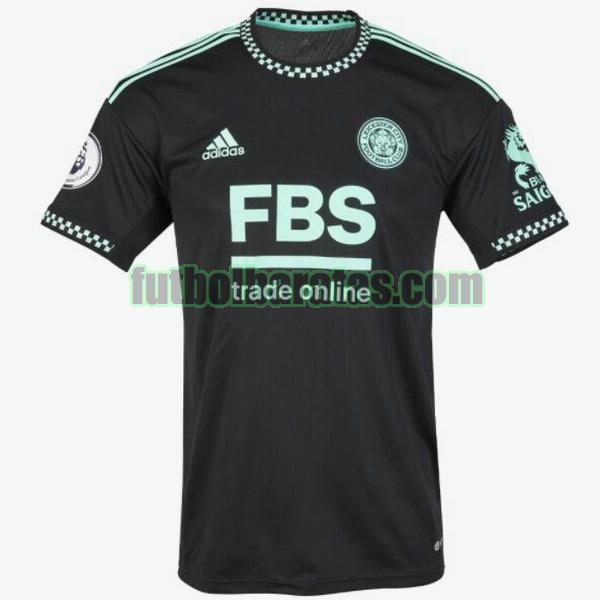 tailandia camiseta leicester city 2022 2023 negro tercera