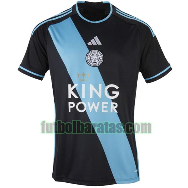 tailandia camiseta leicester city 2023 2024 negro segunda