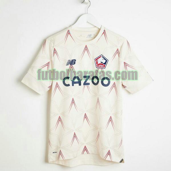 tailandia camiseta lille osc 2022 2023 blanco fourth