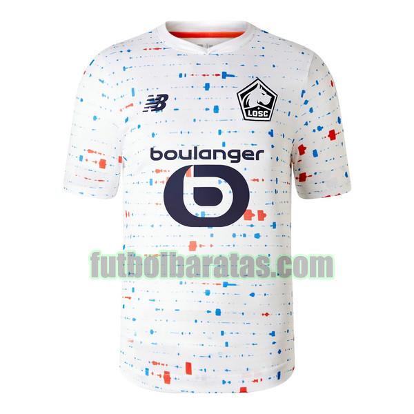 tailandia camiseta lille osc 2023 2024 blanco segunda