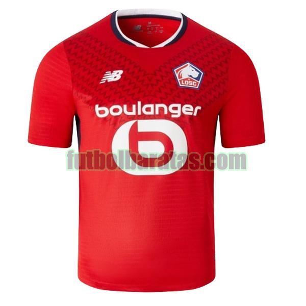 tailandia camiseta lille osc 2024 2025 rojo primera