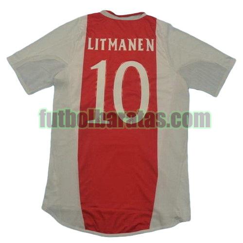 tailandia camiseta litmanen 10 ajax 2004-2005 primera equipacion