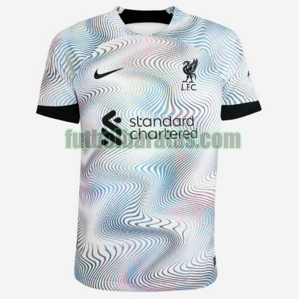 tailandia camiseta liverpool 2022 2023 blanco segunda