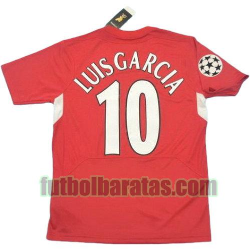 tailandia camiseta luis garcia 10 liverpool 2004-2005 primera equipacion