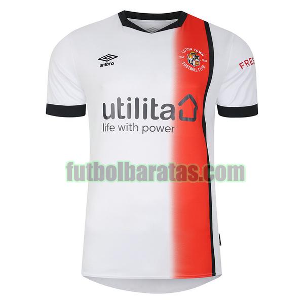 tailandia camiseta luton town 2023 2024 blanco segunda