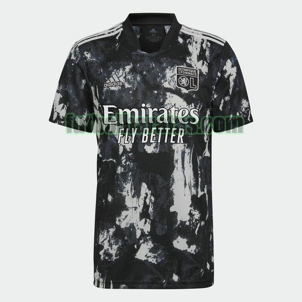 tailandia camiseta lyon 2021 2022 negro tercera