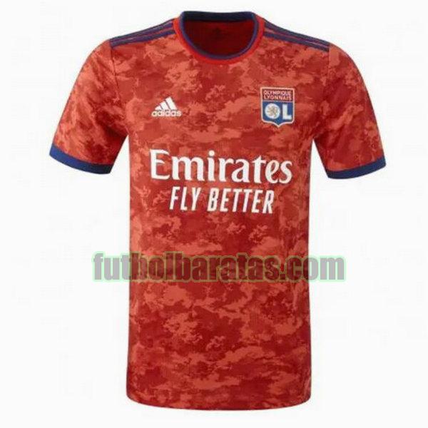 tailandia camiseta lyon 2021 2022 rojo segunda