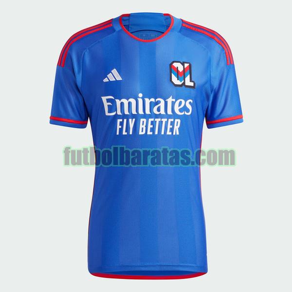 tailandia camiseta lyon 2023 2024 azul segunda