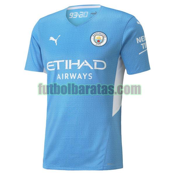 tailandia camiseta manchester city 2021 2022 azul primera