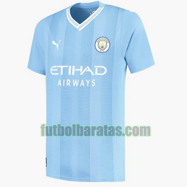 tailandia camiseta manchester city 2023 2024 azul primera