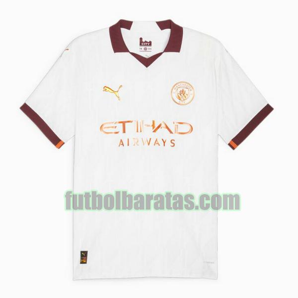 tailandia camiseta manchester city 2023 2024 blanco segunda