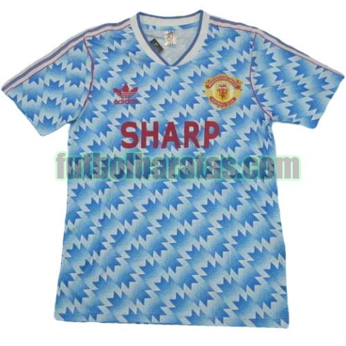 tailandia camiseta manchester united 1990-1992 segunda equipacion