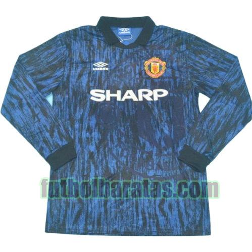 tailandia camiseta manchester united 1992-1993 segunda equipacion ml