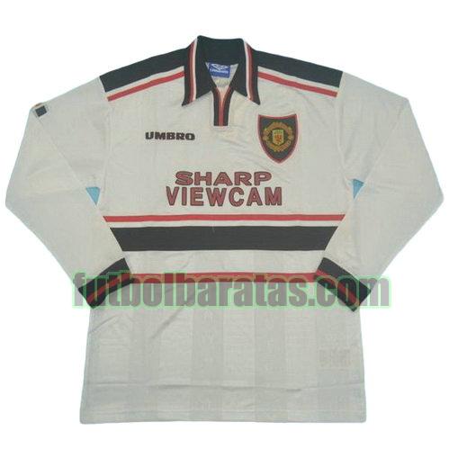 tailandia camiseta manchester united 1998-1999 segunda equipacion ml