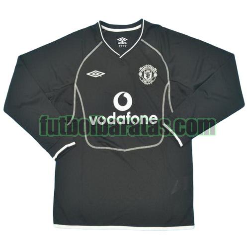 tailandia camiseta manchester united 2000-2002 segunda equipacion ml