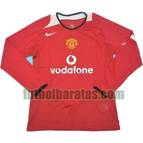 tailandia camiseta manchester united 2006-2007 primera equipacion ml