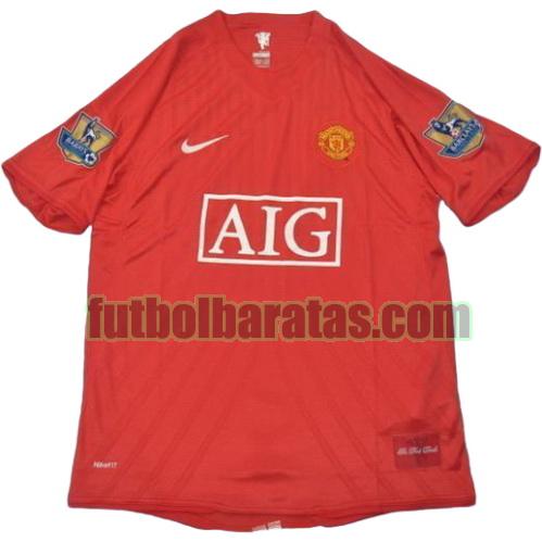 tailandia camiseta manchester united 2007-2008 primera equipacion